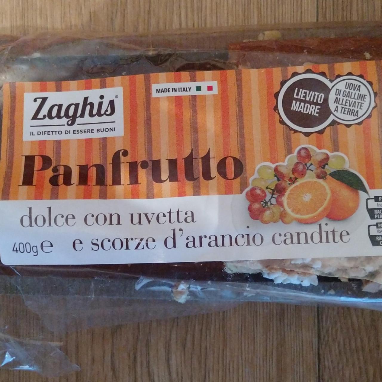 Fotografie - Panfrutto dolce con uvetta e scorze d´arancio candite Zaghis