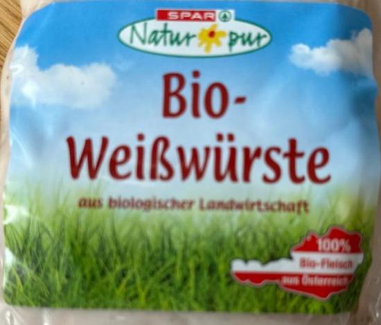 Fotografie - Bio weißwürste Spar Natur pur