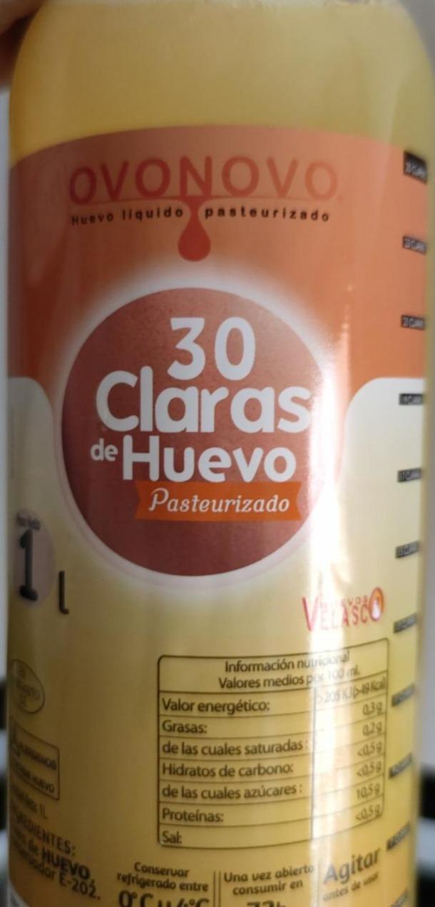 Fotografie - 30 Claras de Huevo pasteurizado Ovonovo