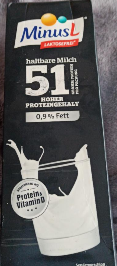 Fotografie - lactosefrei milch protein 0.9 % fett