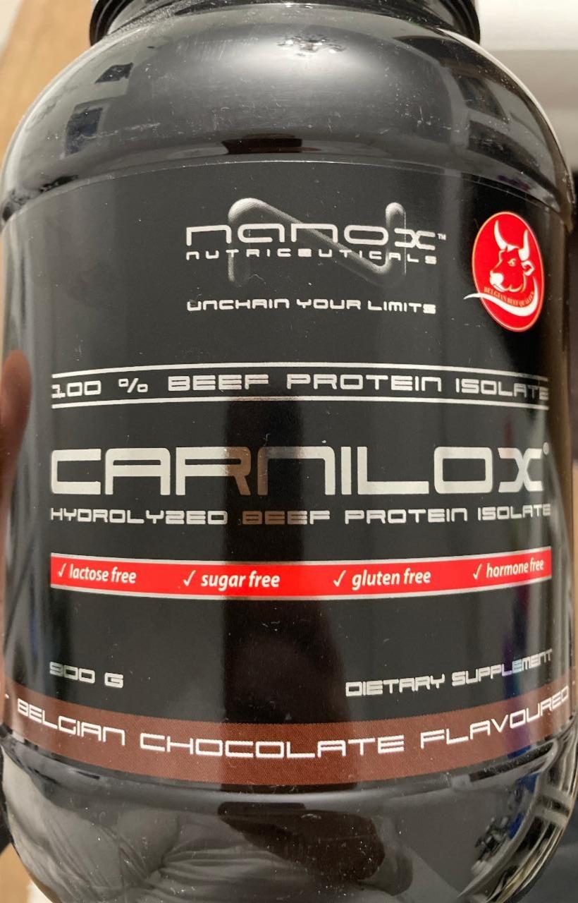 Fotografie - Carnilox Hydrolyzed Beef Protein Isolate Belgian Chocolate Nanox Nutriceuticals