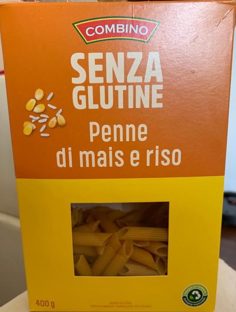 Fotografie - Senza Glutine Penne di mais e riso Combino