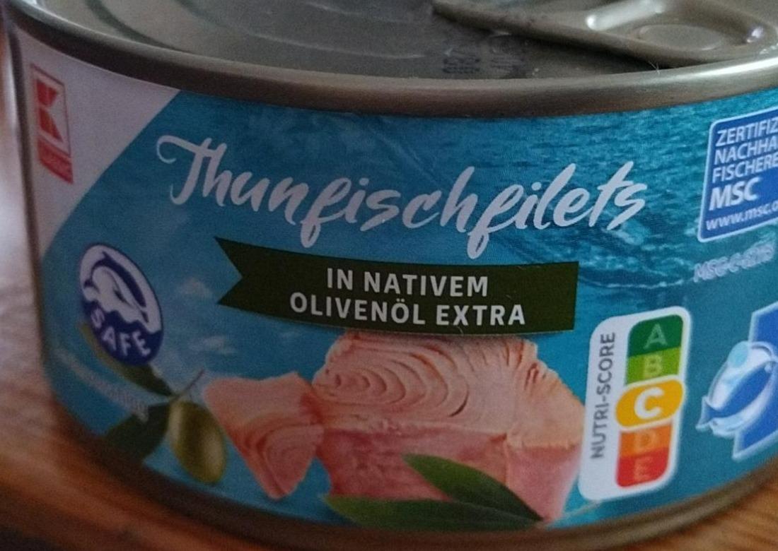 Fotografie - Thunfischfilets in nativem olivenöl extra K-Classic