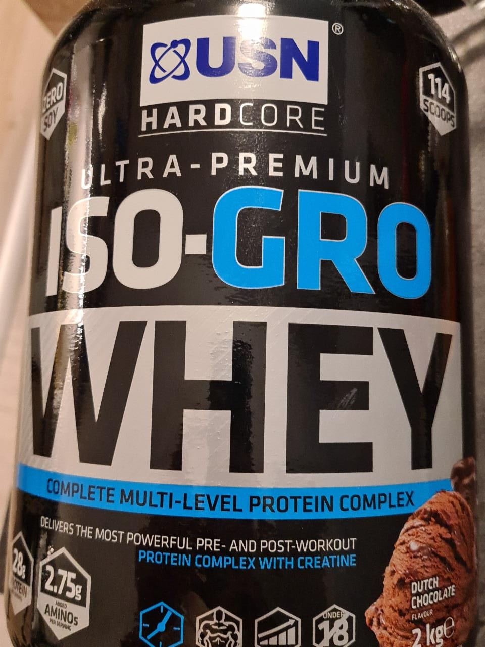 Fotografie - ISO-GRO WHEY protein USN