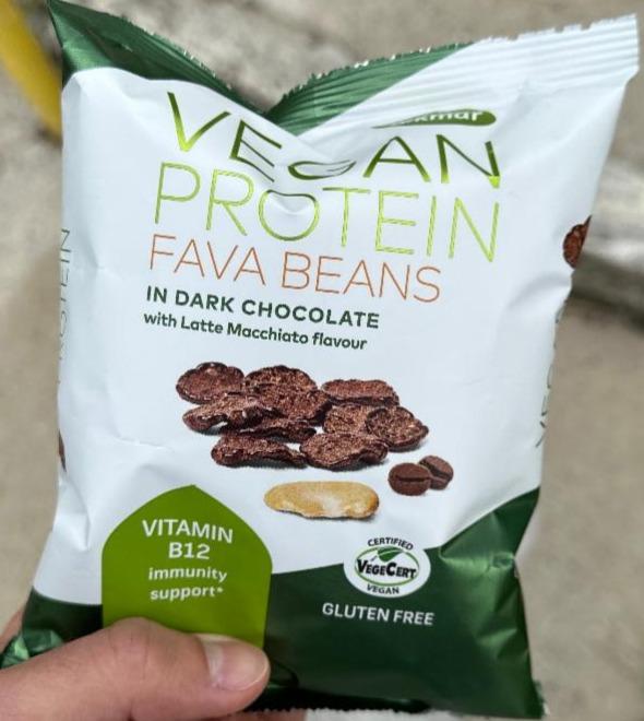 Fotografie - Vegan Protein Fava Beans in Dark Chocolaten Tekmar