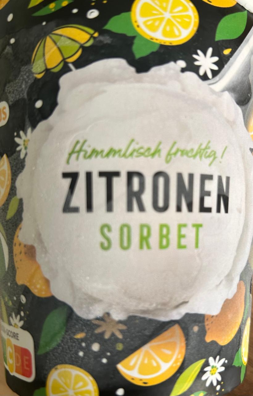 Fotografie - Zitronen sorbet Globus