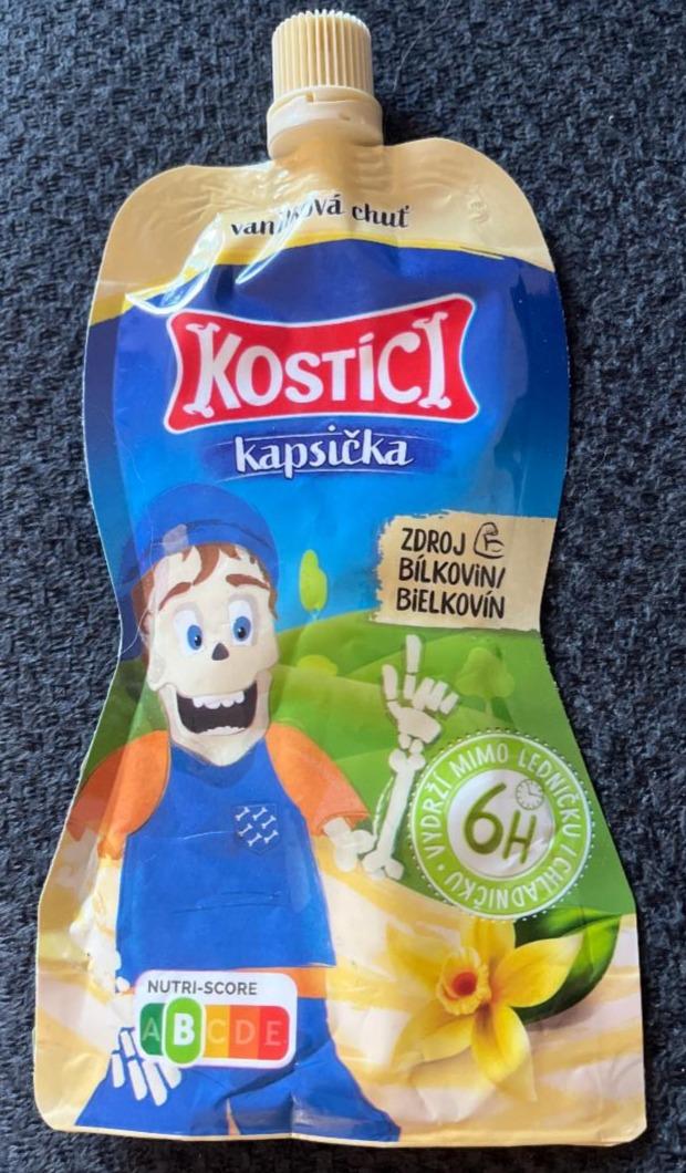 Fotografie - Kostíci kapsička vanilková chuť Danone