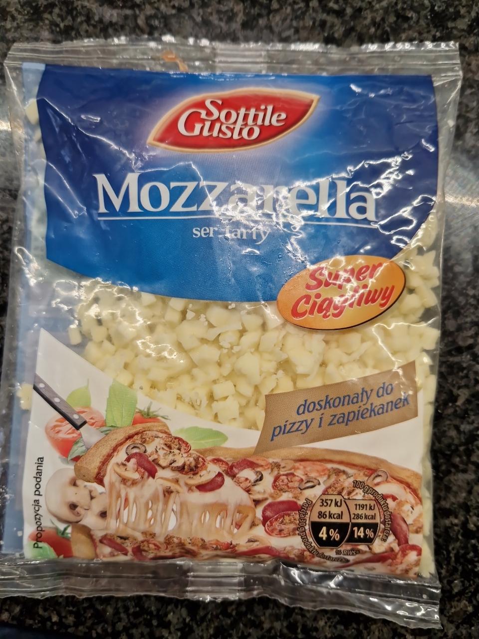 Fotografie - Mozzarella ser tarty Sottile Gusto