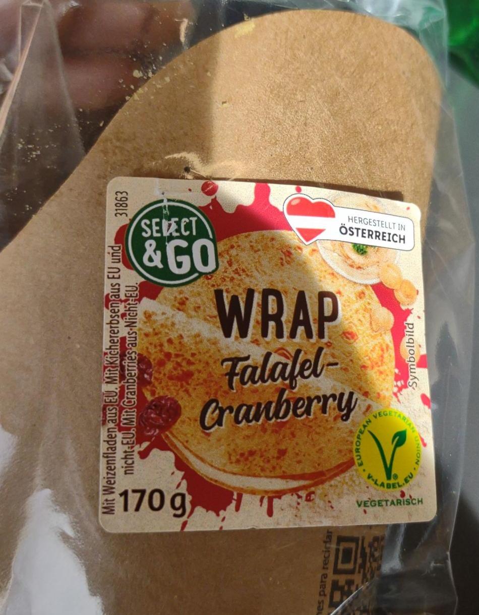 Fotografie - Wrap Falafel-Cranberry Select&Go