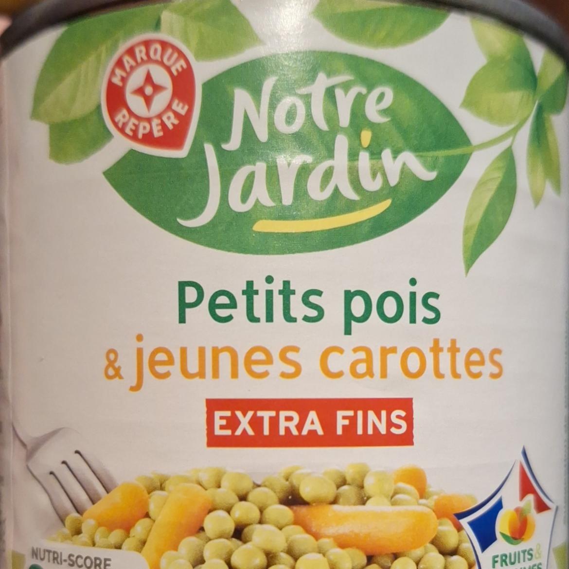 Fotografie - Petit pois & jeunes carottes extra fin Notre Jardin