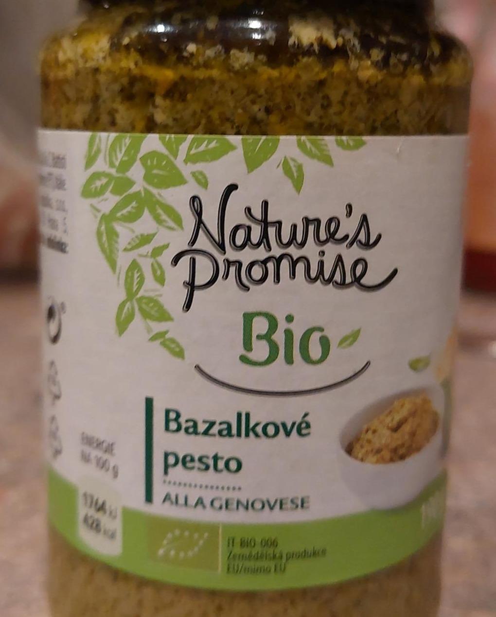 Fotografie - Bio Bazalkové pesto Nature's Promise