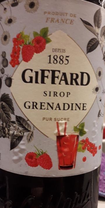 Fotografie - Sirop Grenadine Giffard