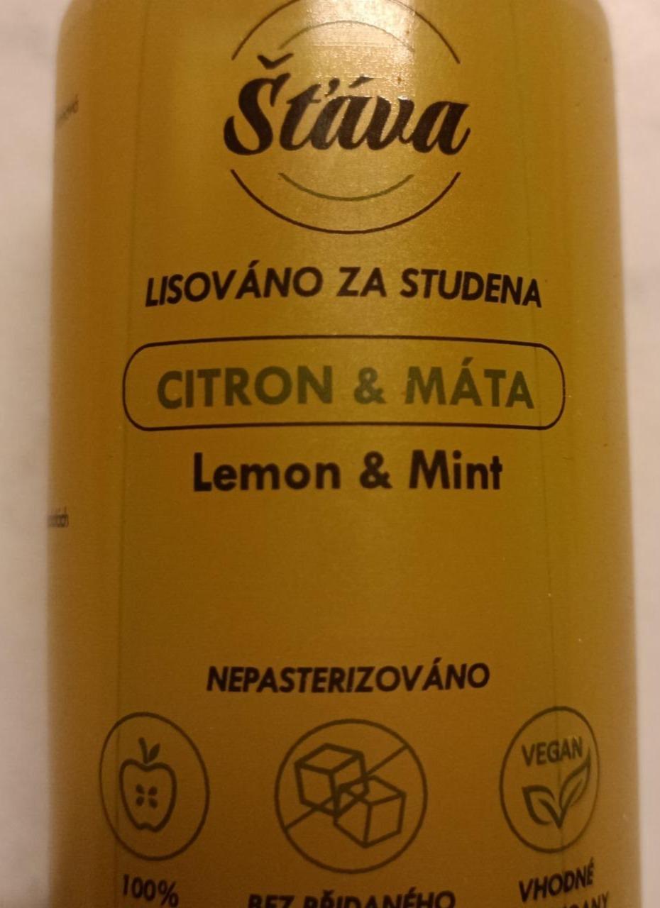 Fotografie - Šťáva Citron & Máta