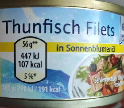 Fotografie - Thunfisch Filets in Sonnenblumenöl Almare Seafood