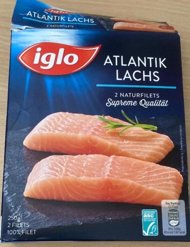 Fotografie - Atlantik Lachs 2 Naturfilets Iglo