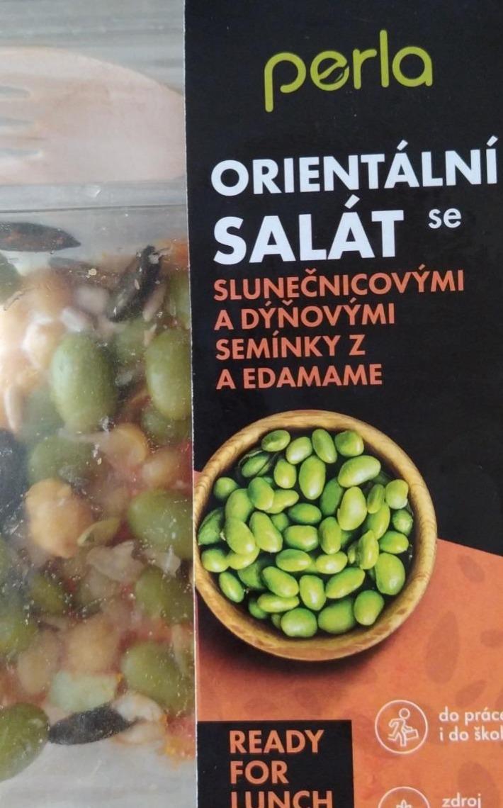 Fotografie - Orientální salát se slunečnicovými a dýňovými semínky a edamame Perla