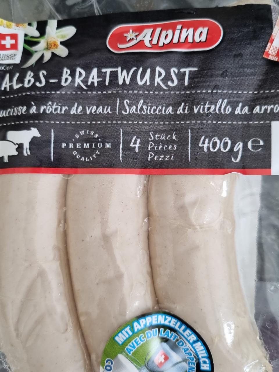 Fotografie - Kalbs-Bratwurst Alpina