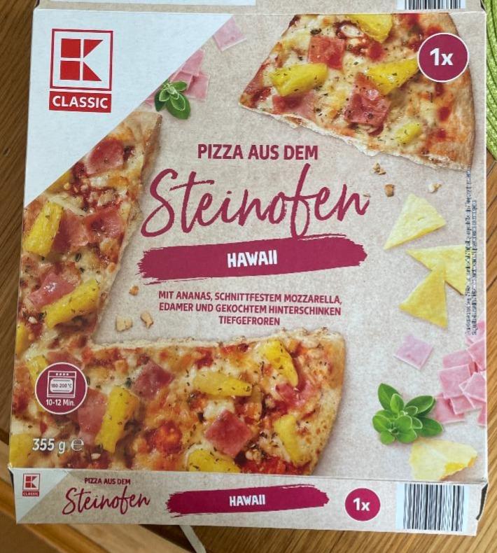 Fotografie - Pizza aus dem Steinofen Hawaii K-Classic