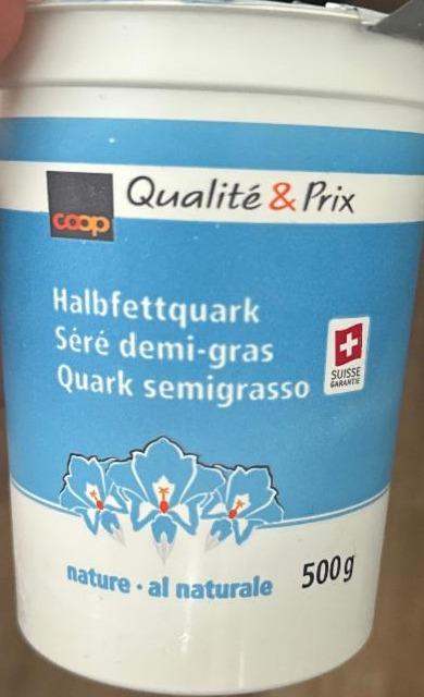 Fotografie - Halbfettquark Coop Qualite & Prix