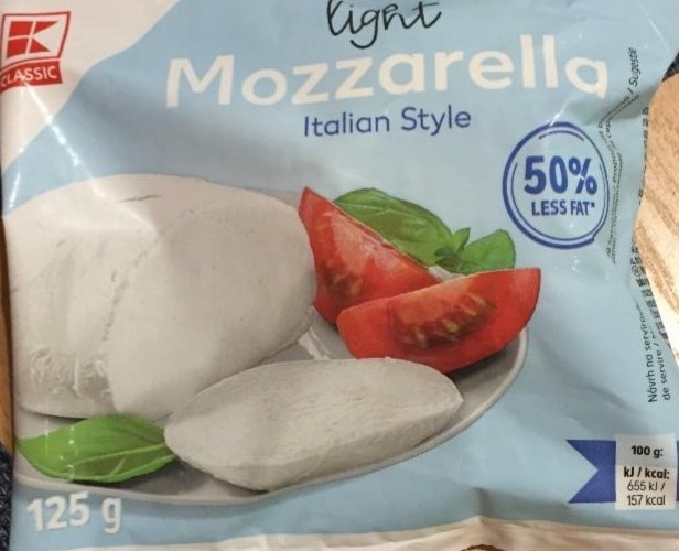 Fotografie - Mozzarella light K-Classic