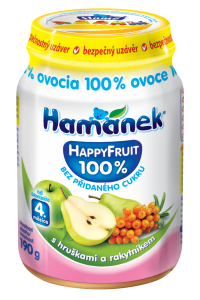 Fotografie - přesnídávka s hruškami a rakytníkem HappyFruit Hamánek