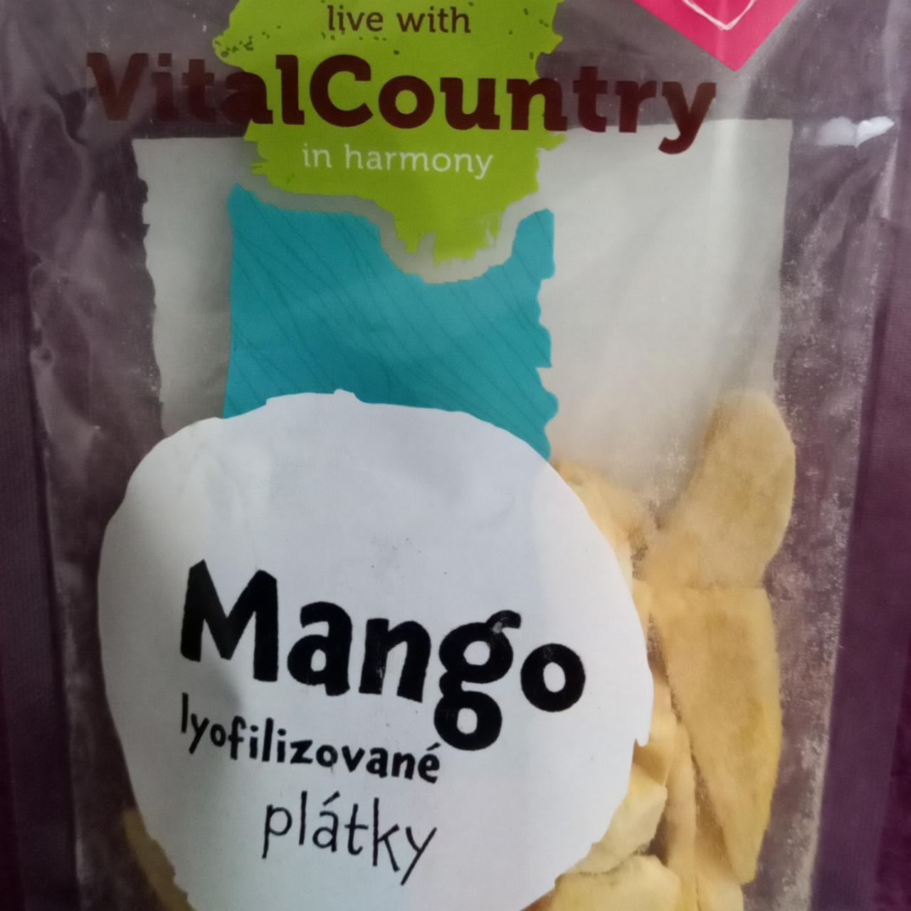 Fotografie - Mango lyofilizované plátky VitalCountry