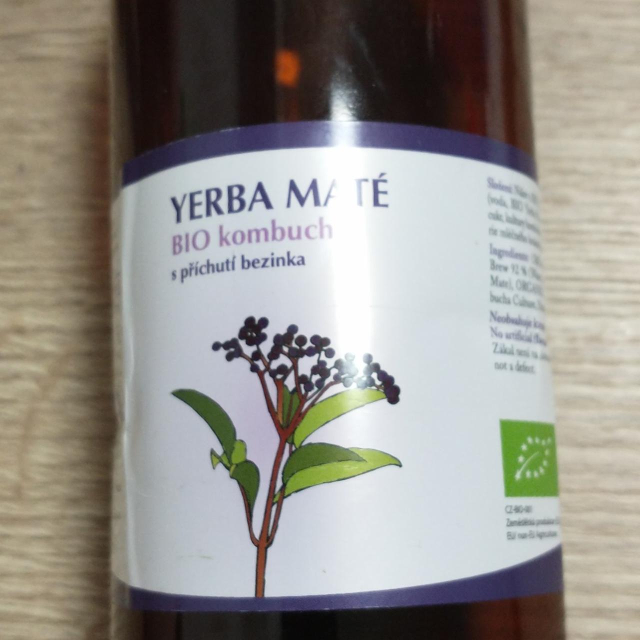 Fotografie - Yerba Maté Bio kombucha-bezinka