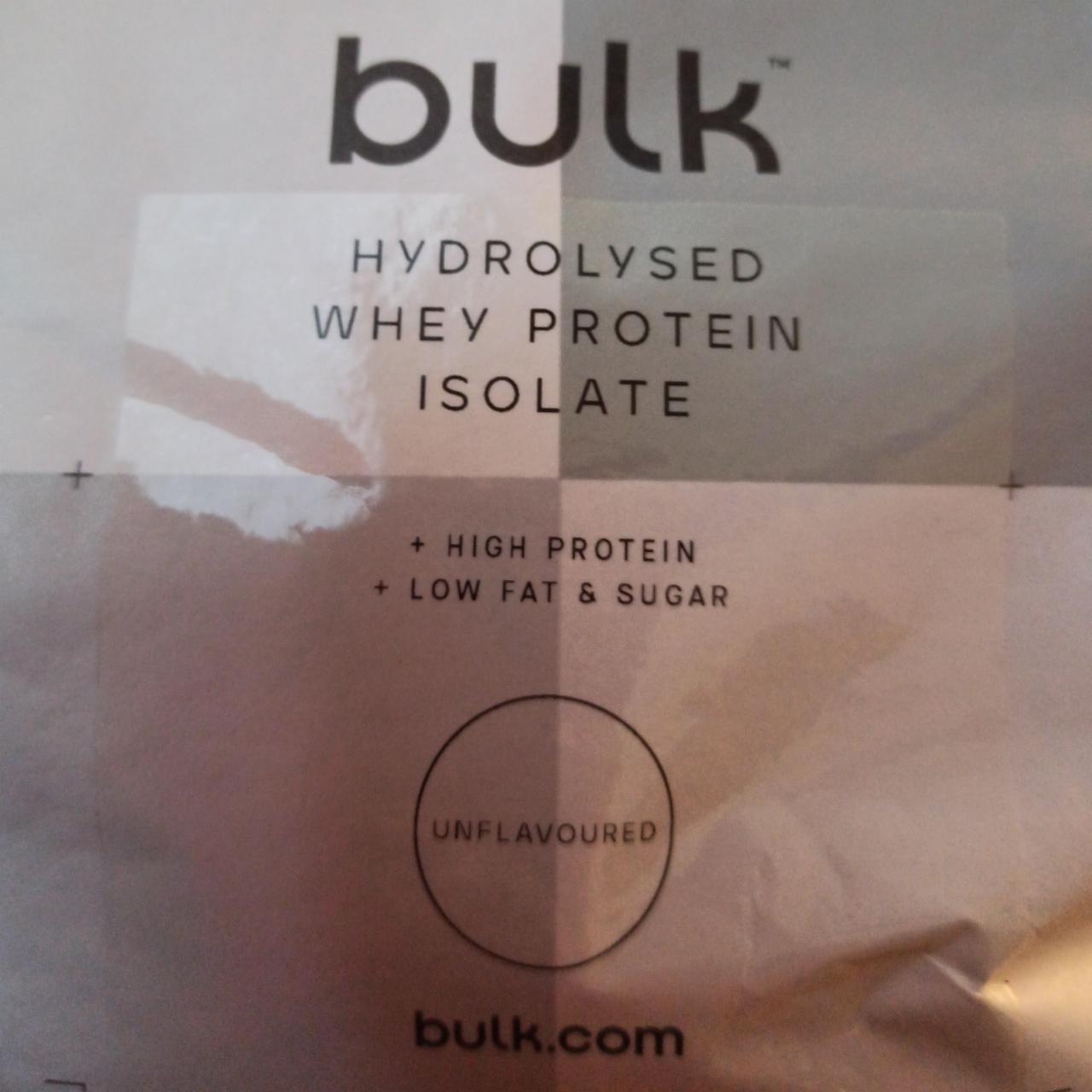 Fotografie - Hydrolysed Whey Protein Isolate Unflavored Bulk Powders