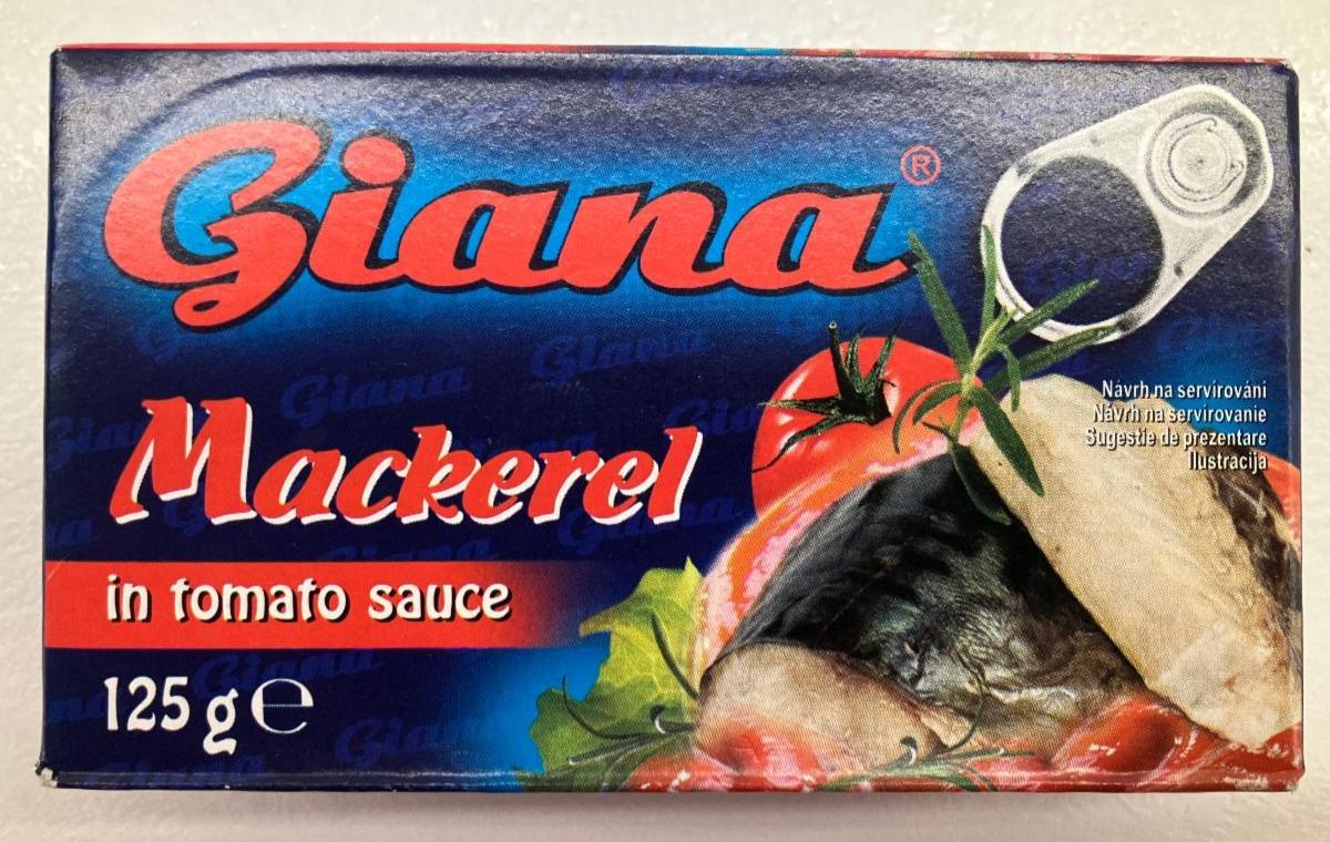 Fotografie - Mackerel in tomato sauce Giana