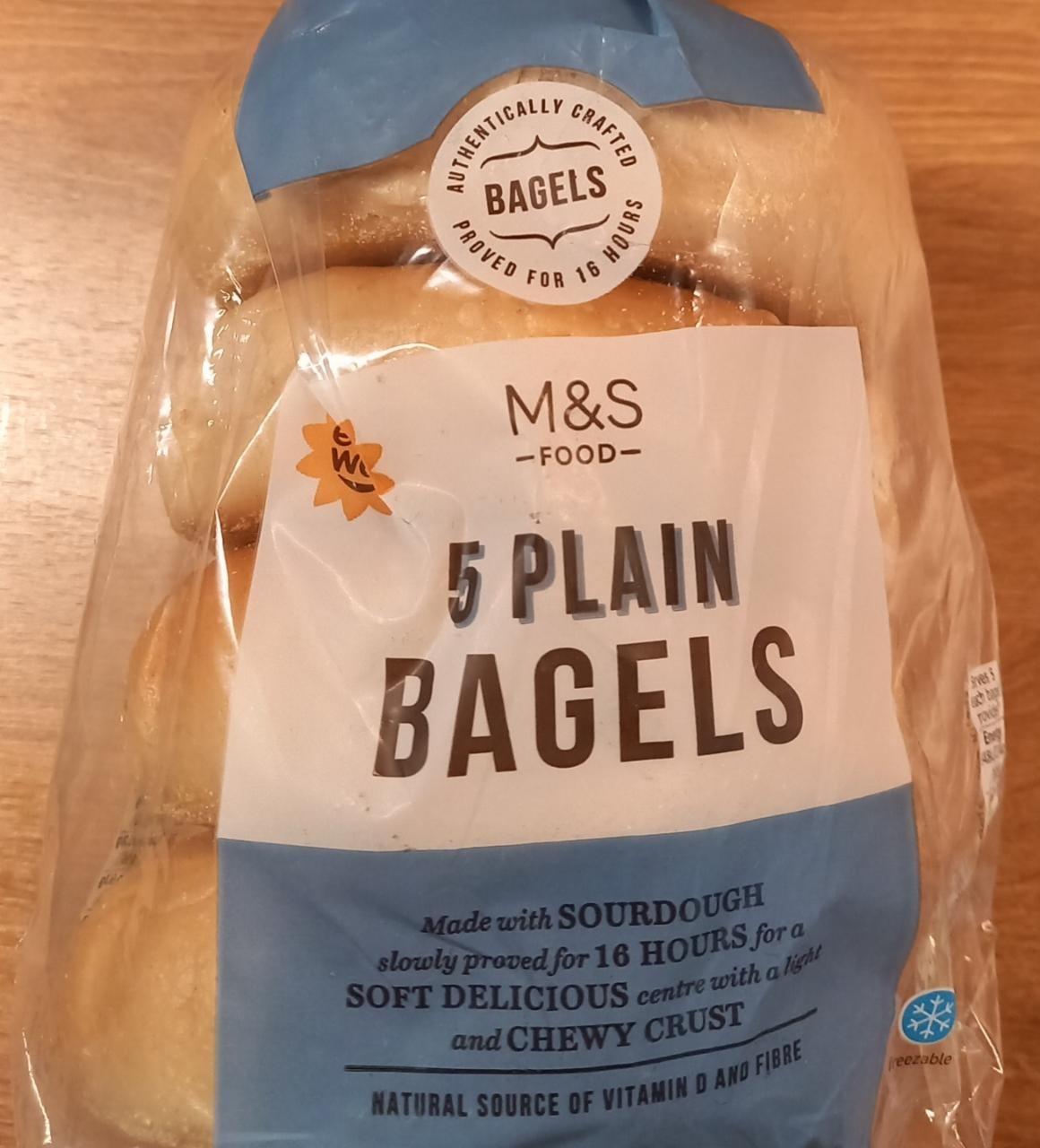 Fotografie - Plain Bagels M&S Food