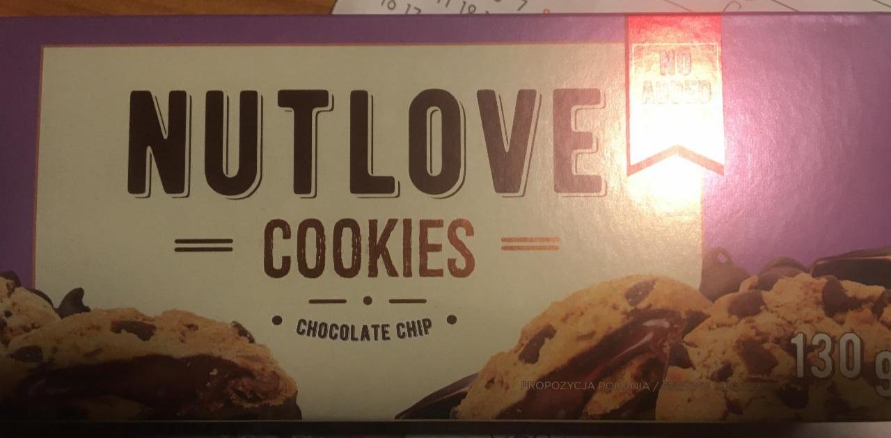 Fotografie - Nutlove Cookies Chocolate Chip Allnutrition