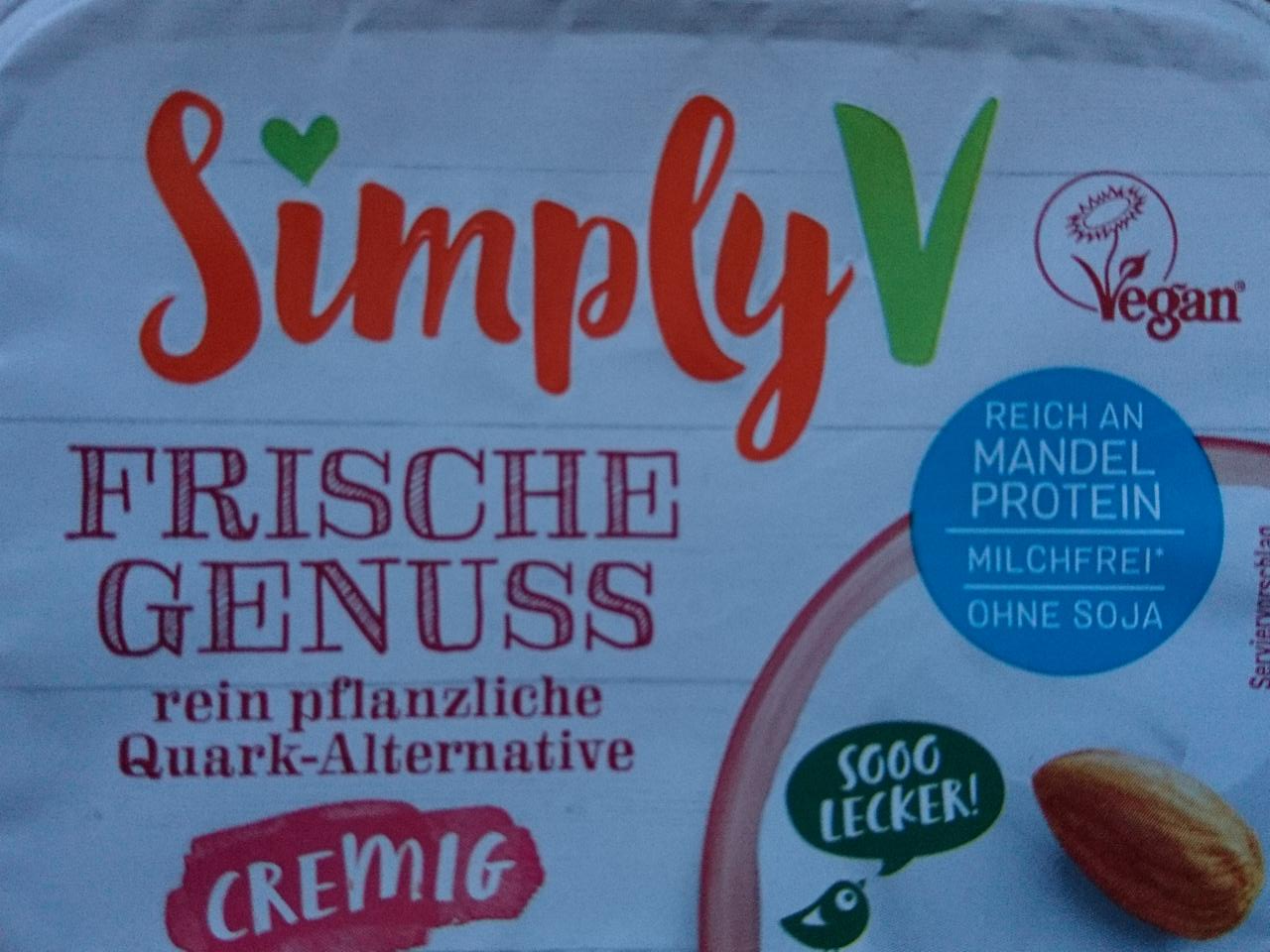 Fotografie - Frische Genuss Quark Alternative Cremig Vegan Simply V