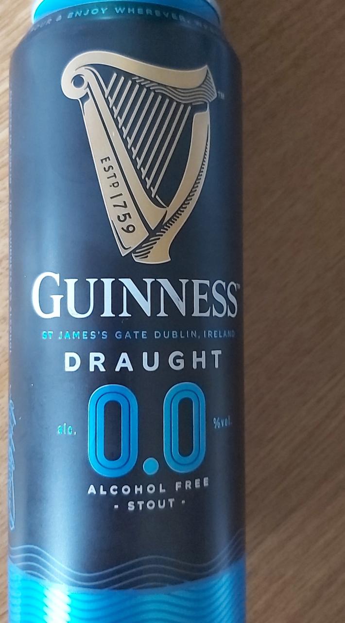 Fotografie - GUINNESS DRAUGHT 0.0 % vol.