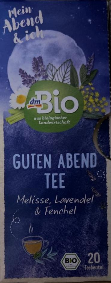 Fotografie - BIO guten abend tee dmBio