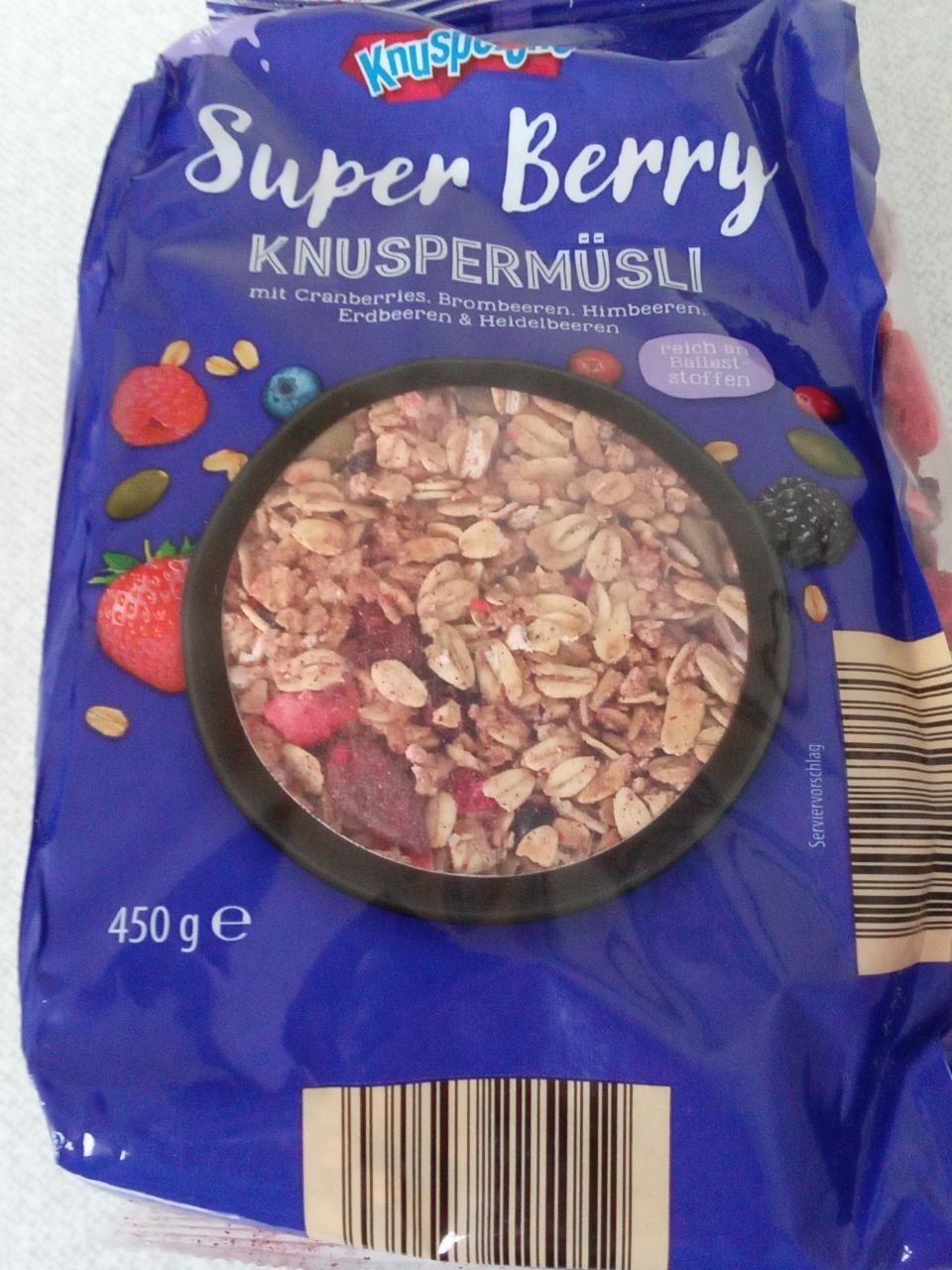 Fotografie - Super Berry Knuspermüsli Knusperone