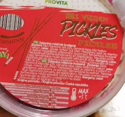 Fotografie - Pickles Provita