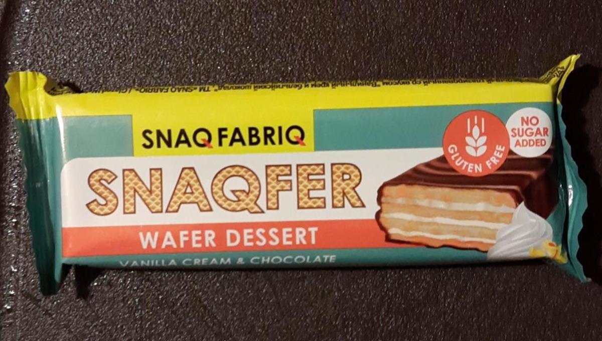 Fotografie - Wafer Dessert Vanilla Cream & Chocolate Snaq Fabriq