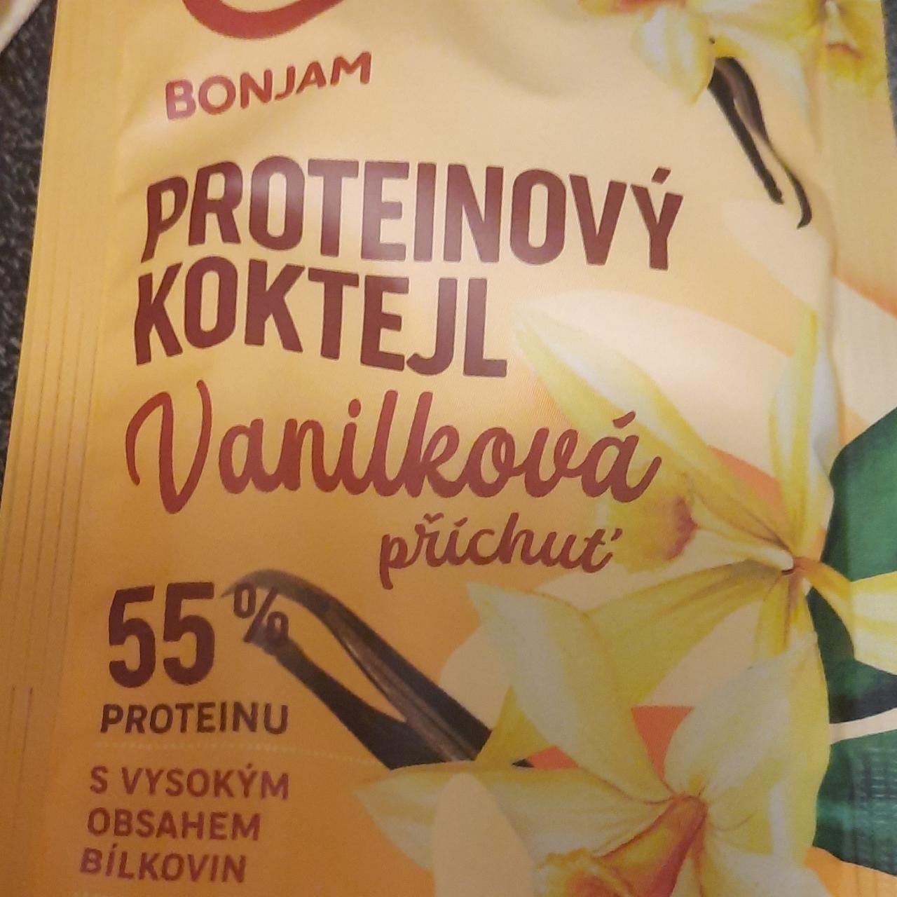 Fotografie - Proteinový koktejl vanilková příchuť Bonjam