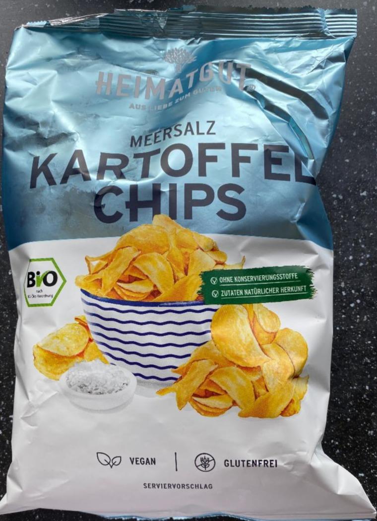 Fotografie - Bio Meersalz Kartoffelchips Heimatgut