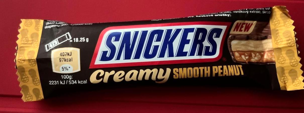 Fotografie - Snickers Creamy Smooth Peanut