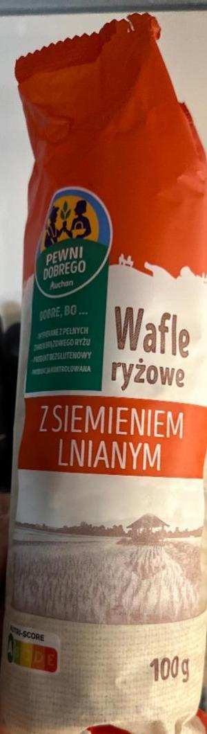 Fotografie - Wafle ryžowe z siemieniem lnianym Pewni Dobrego