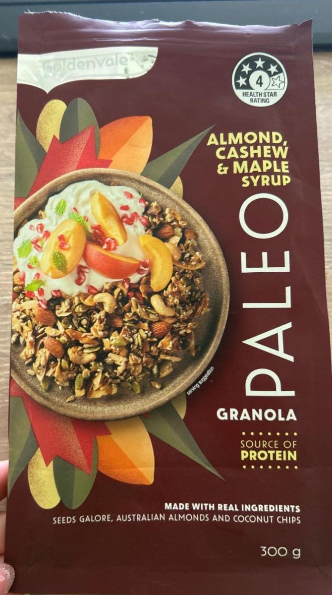 Fotografie - Paleo granola almond cashew & maple syrup Golden Vale