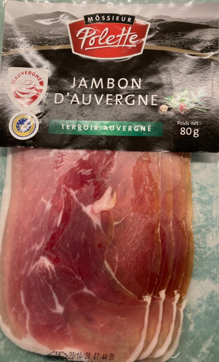 Fotografie - Jambon d’auvergne Môssieur Polette