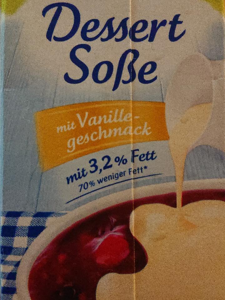 Fotografie - Dessert sosse mit vanilla geschmack Milram