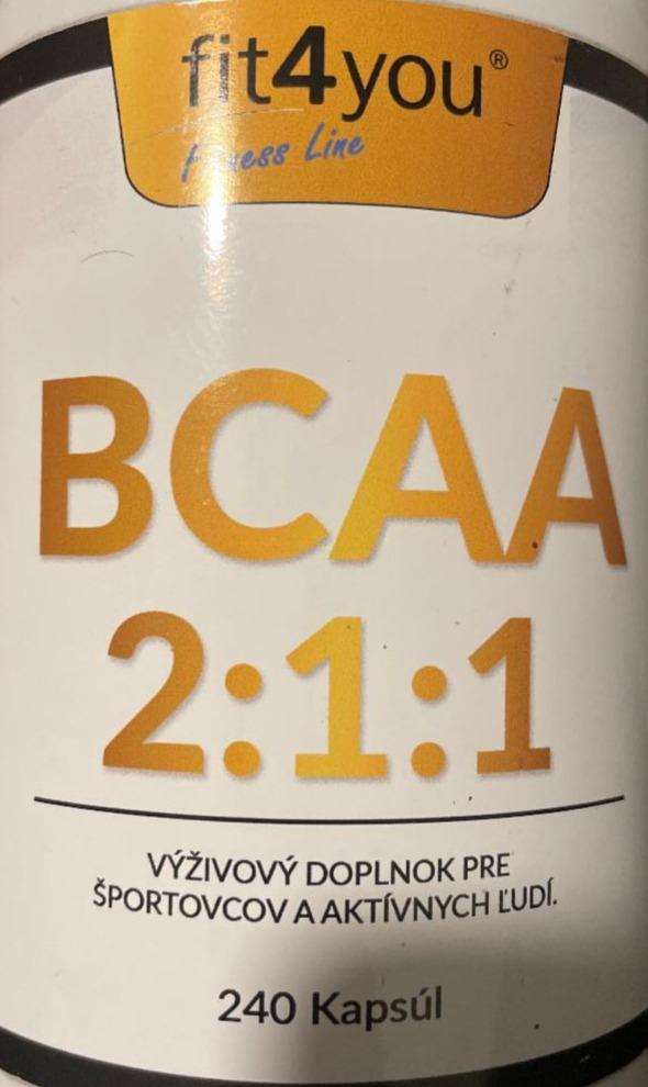 Fotografie - BCAA 2:1:1 Fit4you