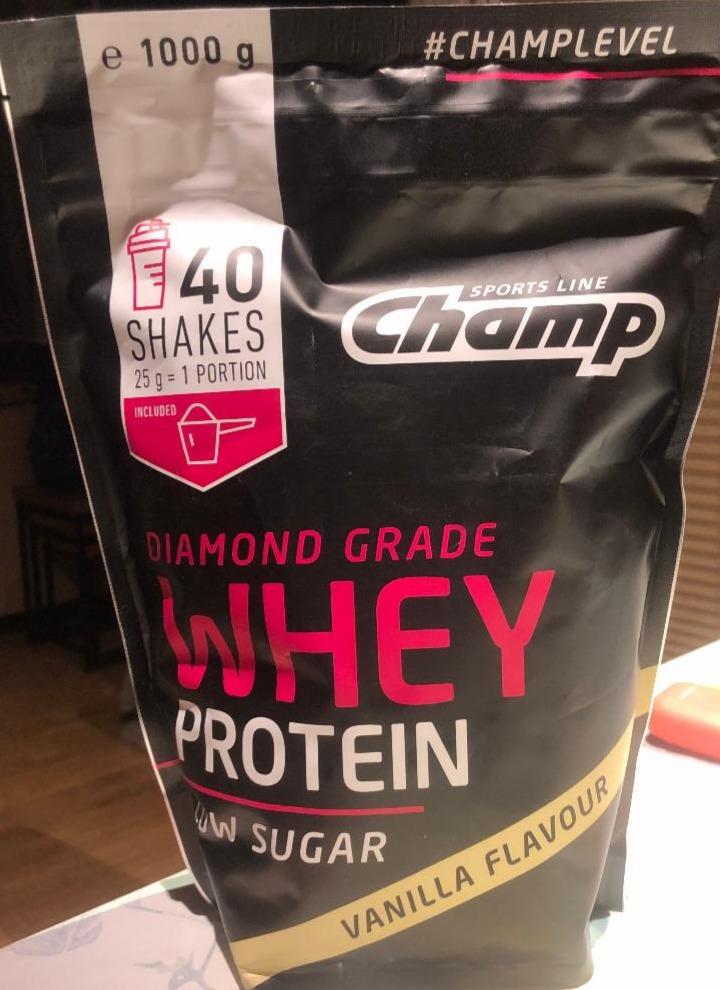 Fotografie - Diamond Grade Whey Protein Vanilla Flavour Sports Line Champ