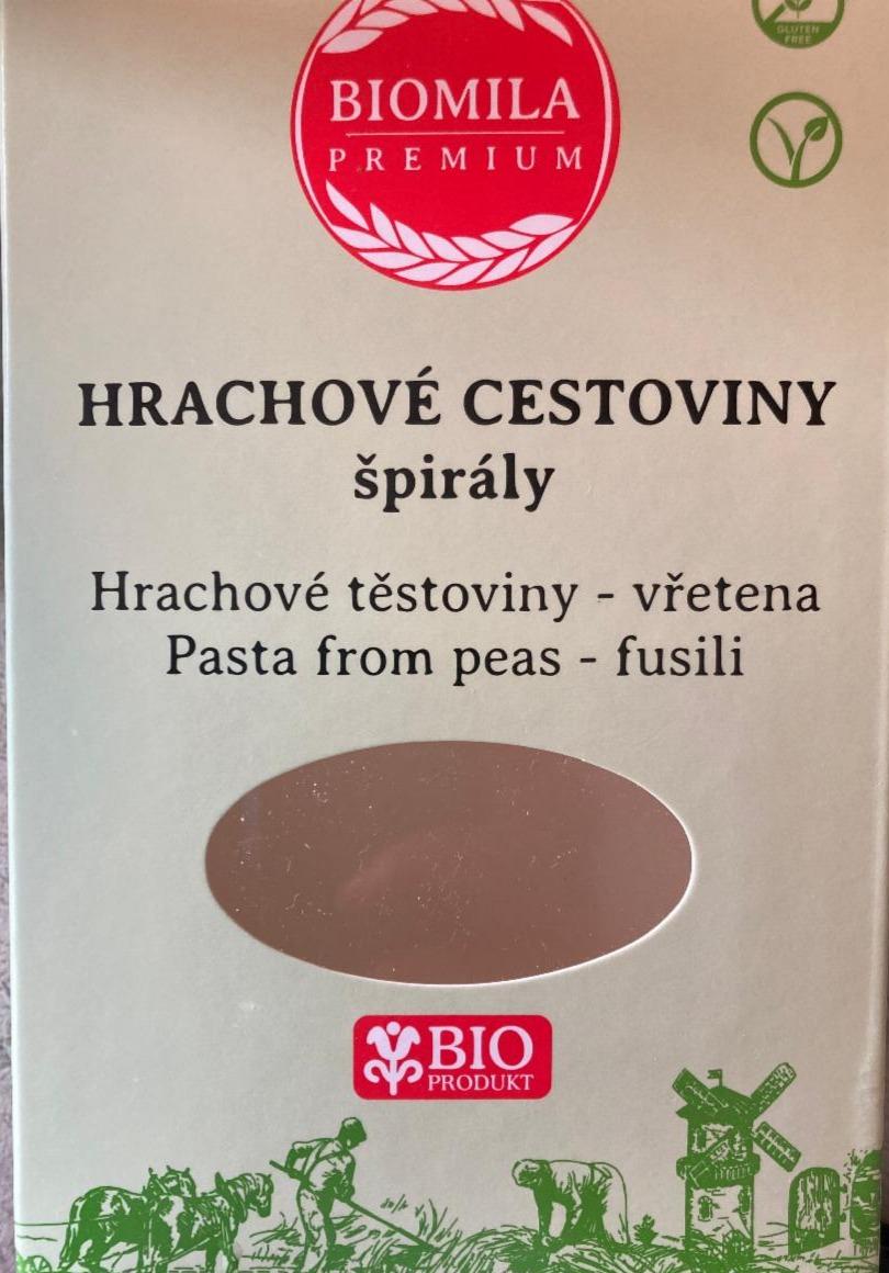 Fotografie - hrachové cestoviny špirály Biomila