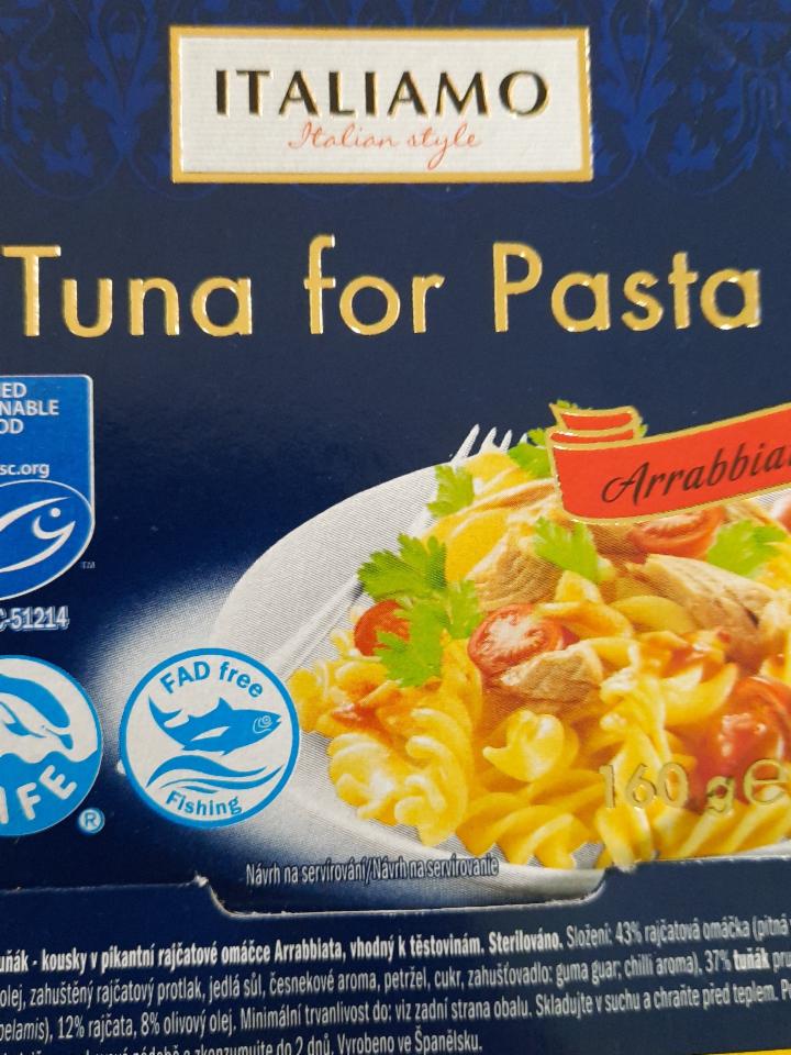 Fotografie - Tuna for pasta arrabbiata Italiamo