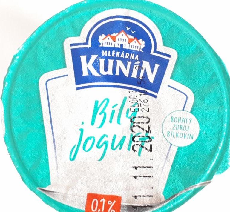 Fotografie - Bílý jogurt 0,1% tuku Kunín