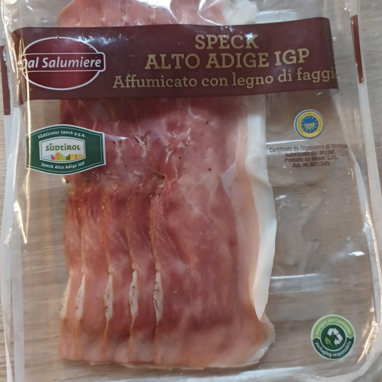 Fotografie - Speck Alto Adige IGP Affumicato con legno di faggio Dal Salumiere